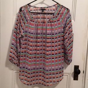 GAP multicolored blouse